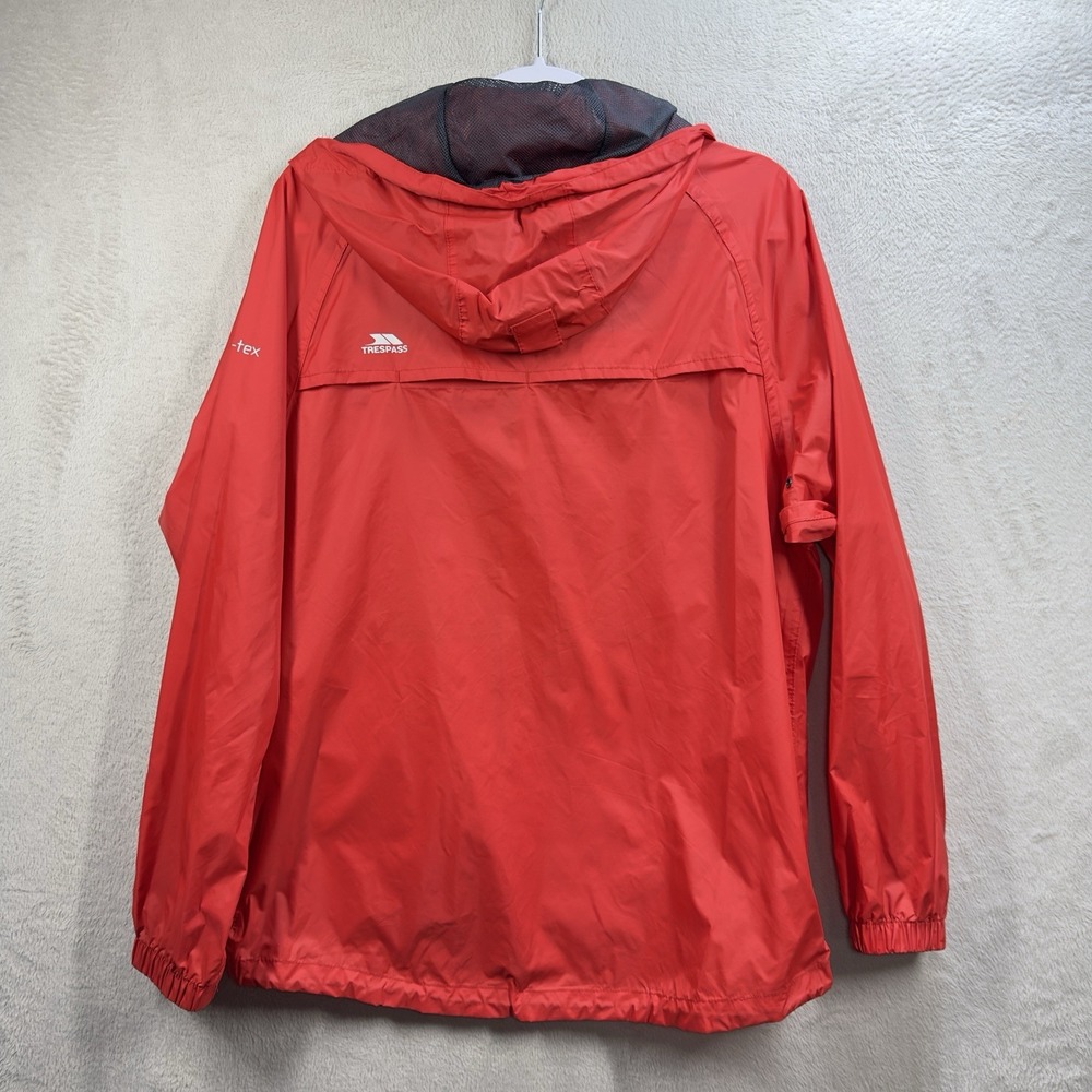 Trespass Qikpac TP-75 Waterproof Packaway Hooded Rain Jacket Men's‎ S Red - Picture 6 of 8